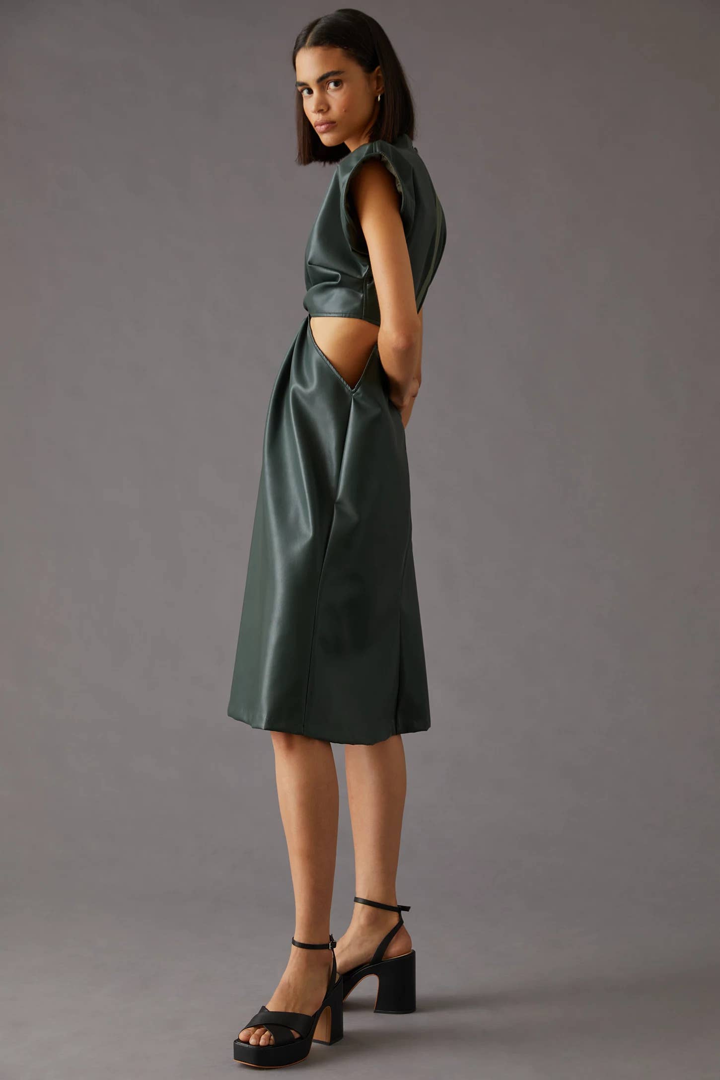 Eva Franco - Wholesale Dress - Women's - Mini Dress - Vegan Leather7