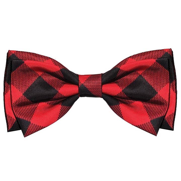 Huxley & Kent - Wholesale Pet Bow Tie - Cat/Dog - Buffalo Check Bow Tie