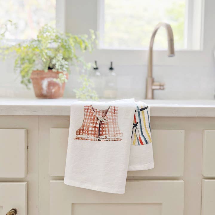 emily lex studio - Wholesale Tea Towel - boat coats tea towel