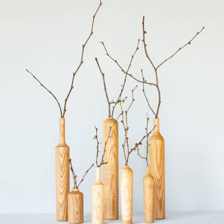 Wooden Story - Wholesale Vase - Tall flower pot No.08