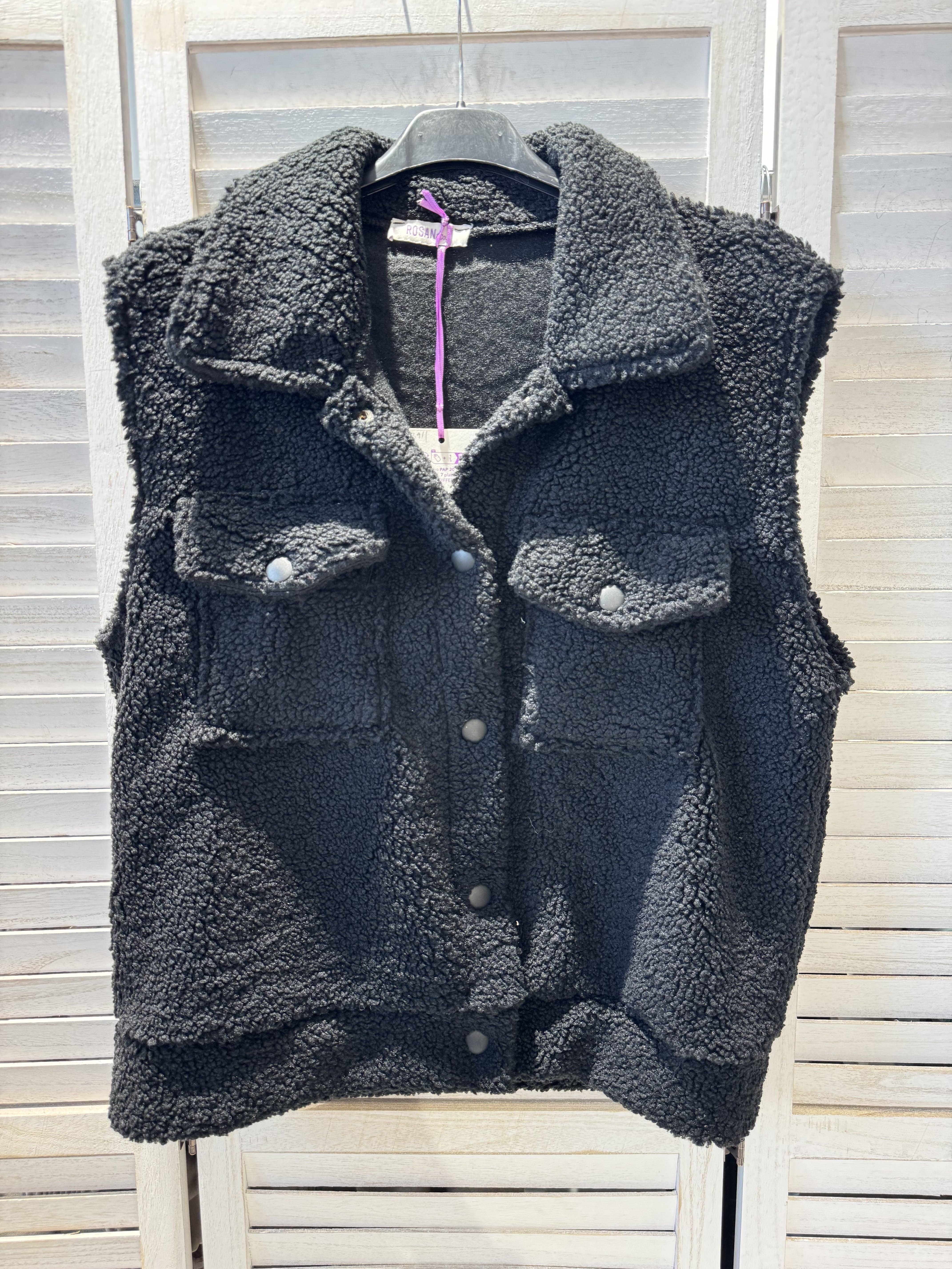 Muldvarp Ærmeløs vest i kunstpels for engroshandel på Faire2