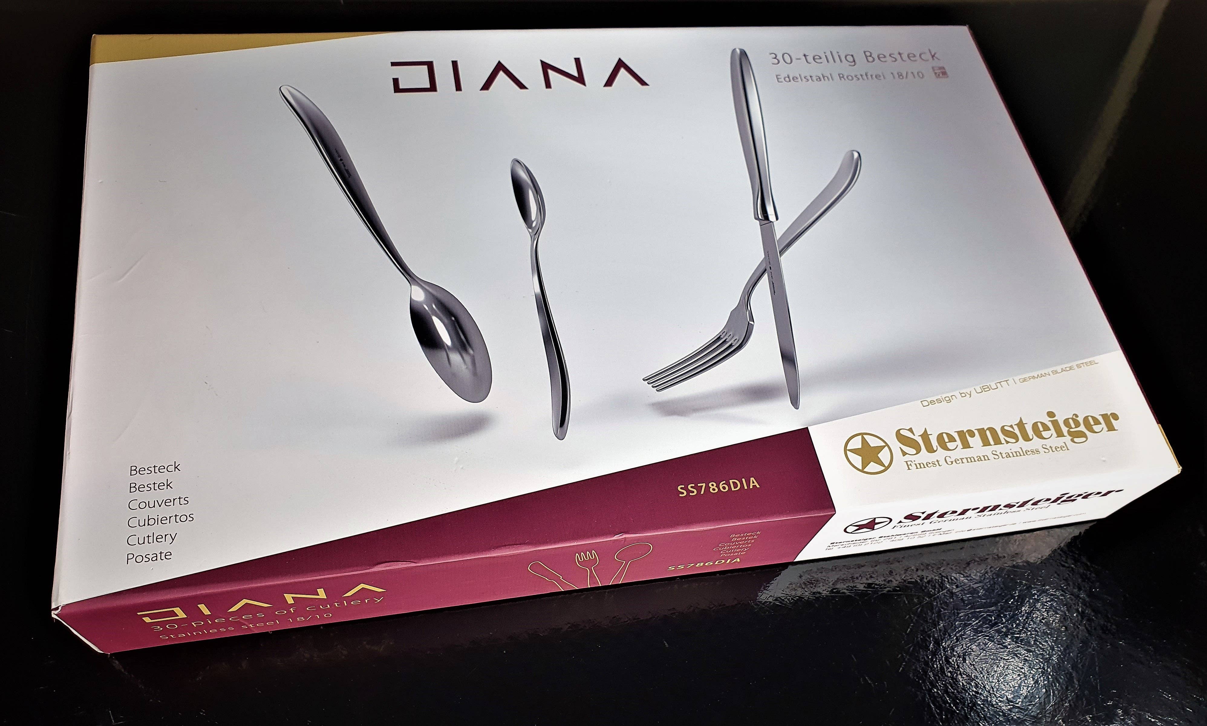 STERNSTEIGER - Vendita all'ingrosso Set di posate assortite - Set di posate Sternsteiger Diana da 30 pezzi7