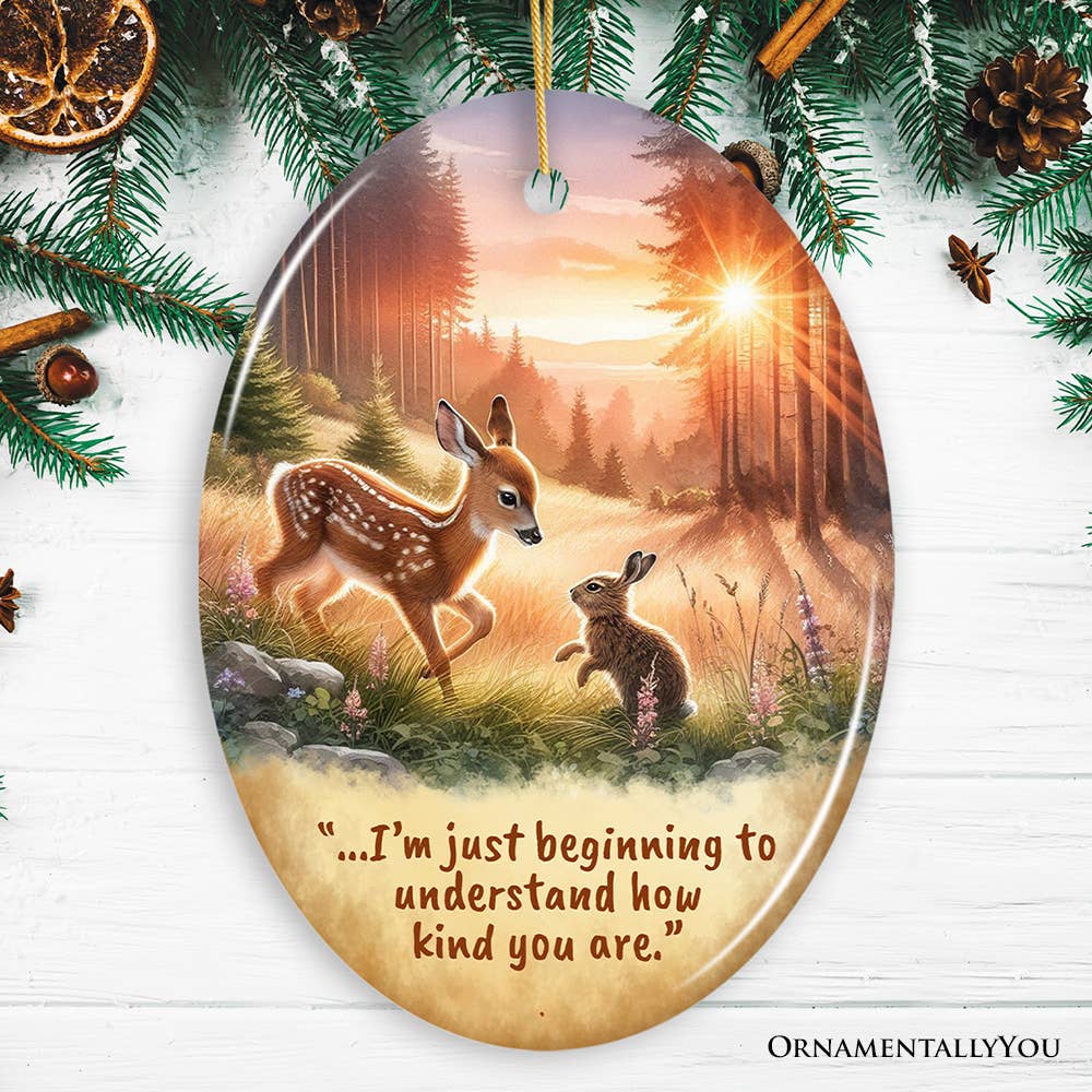 OrnamentallyYou - Wholesale Ornament - Kindness in Your Heart Ornament, Bambi's Gentle Lesson Gift0