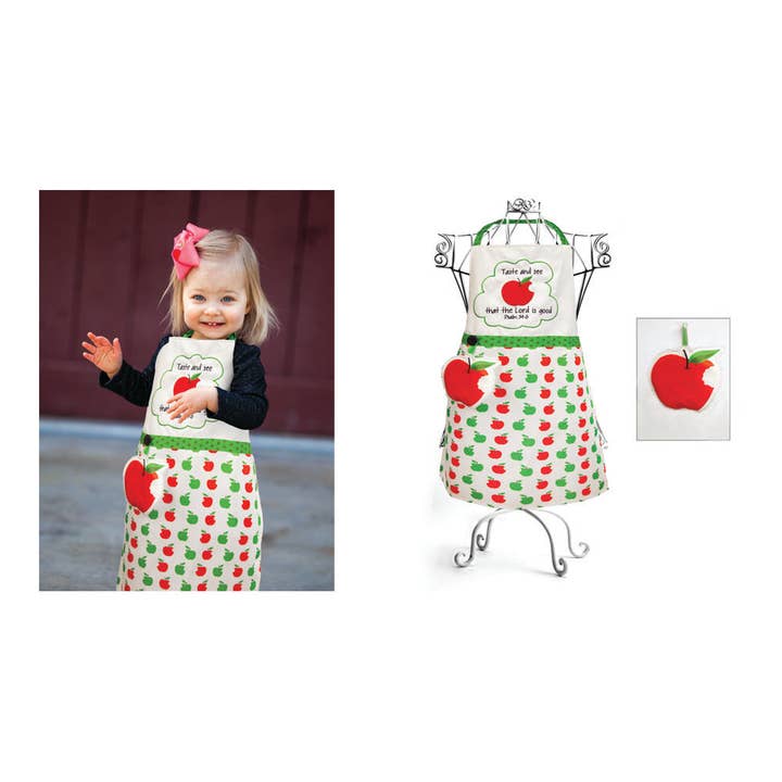 Taste And See - Kids Apron W/ Handtowel for wholesale by Manual Woodworkers and Weavers, Inc.