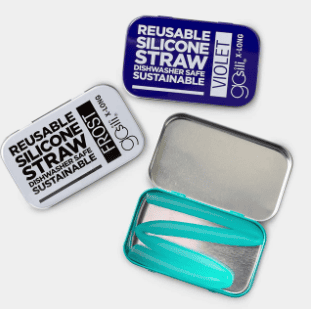 GoSili - Wholesale Drinking Straw - GoSili® 10.75" Silicone Straw, Eco-Friendly Reusable Soft Collapsible Drinking Straw with Travel Case, Extra-Long16