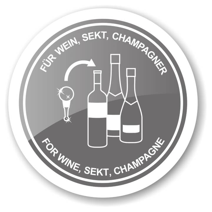 EDZARD - Wholesale Wine Stopper - Set of 3 Stainless Steel Bottle Stoppers with Stand, Deer7