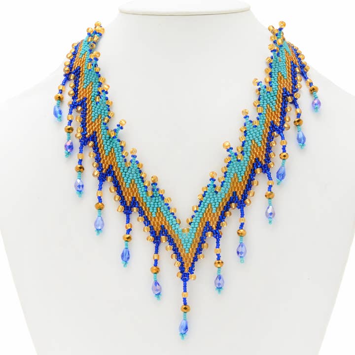 Lightning Necklace - Assorted Colors for wholesale by DIAMANTI DESIGNS