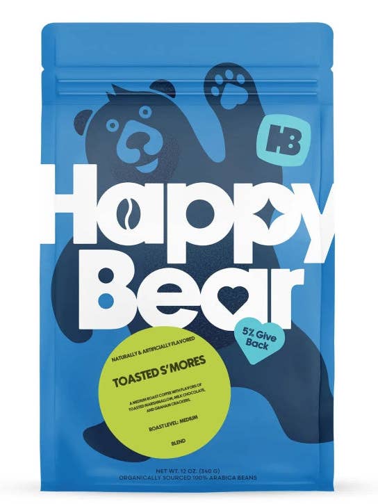 S'mores torrados por atacado de Happy Bear Coffee Company