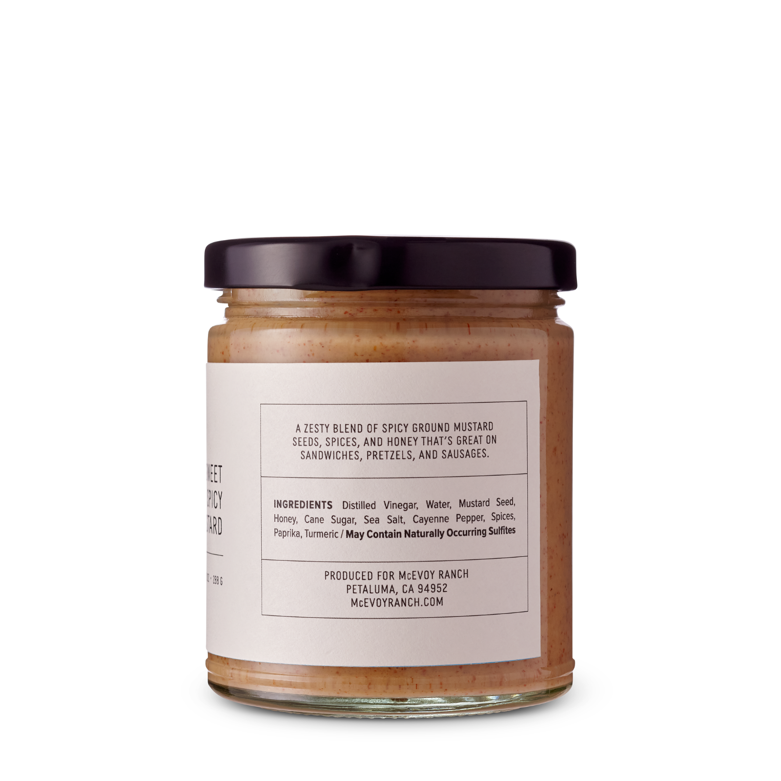 McEvoy Ranch - Wholesale Mustard - Sweet & Spicy Mustard2