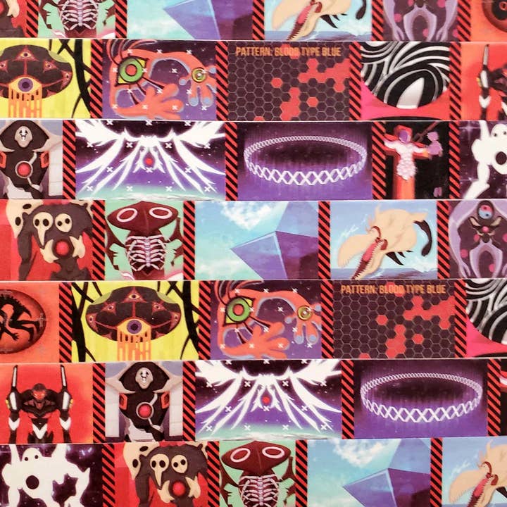 Opalescent Eel Illustration & Design - Wholesale Washi Tape - 'Angelic Visitors' Anime Washi Tape2