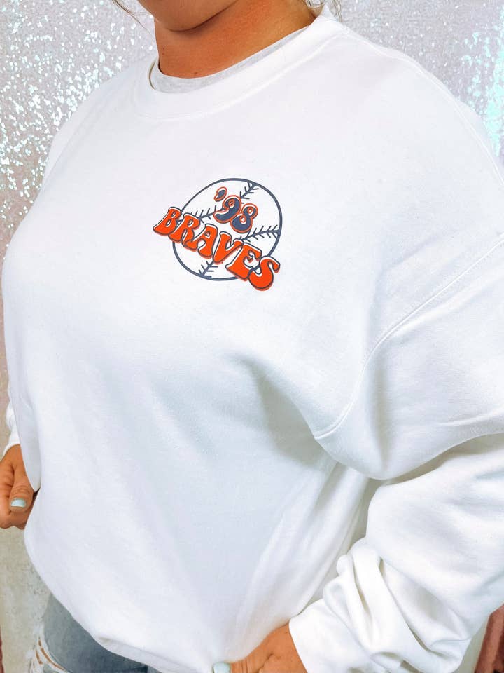 ZZ Threadz - Wholesale Graphic Sweatshirt - Women's - We Would be the 98 Braves Sweatshirt1