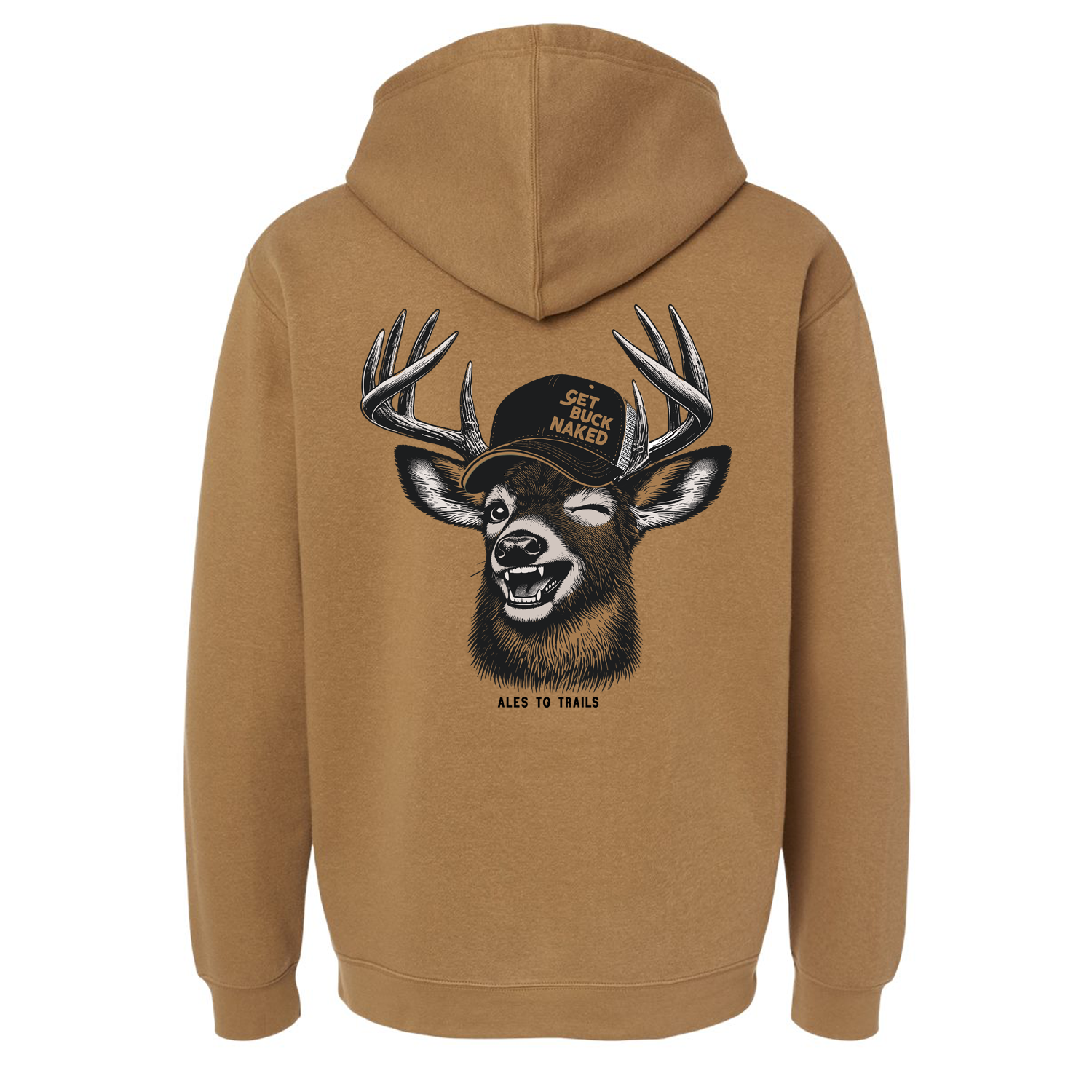 Ales to Trails - Vente Sweat à capuche - homme - Chandail à capuchon Get Buck Naked0