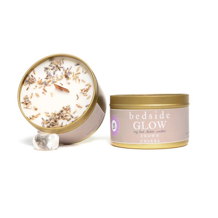 Crown Chakra Intention Candle - 8oz for wholesale by Bedside Glow