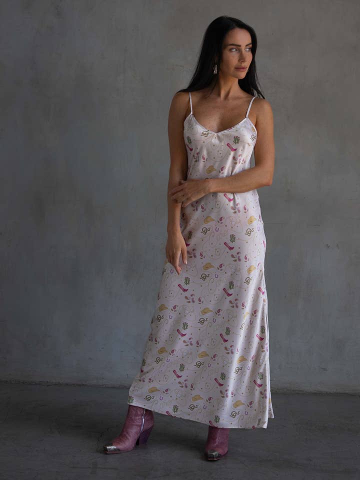 Care Tucker - Wholesale Dress - Women's - CARE Western Lennon Zipslip™️ Dress (Ivory)