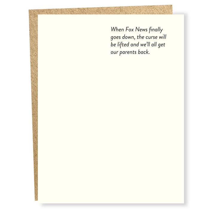 #1103: Curse Card for wholesale by Sapling Press