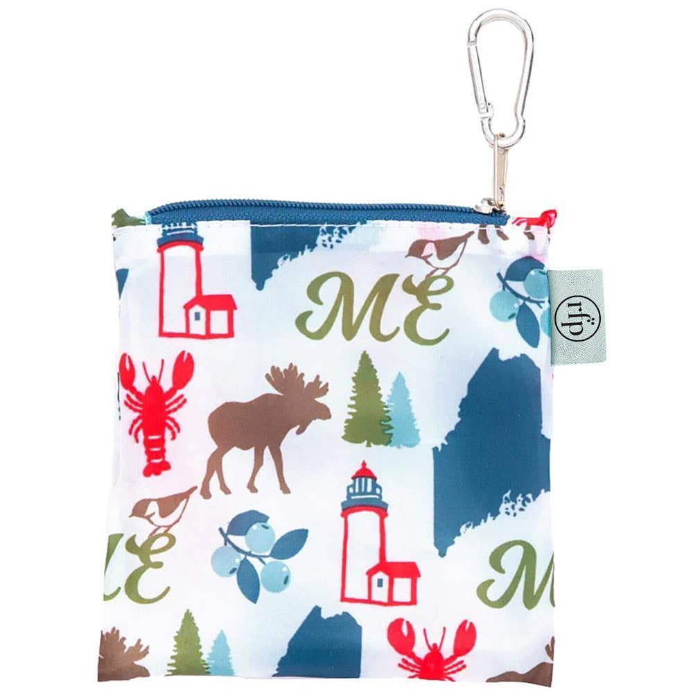 rockflowerpaper – wholesale Grocery/shopping bag – Maine blu Reusable Shopping Bag3