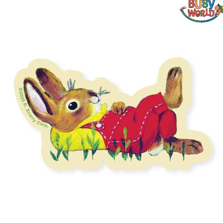 3P4 x Richard Scarry® - Nicholas Bunny Tagtraum Sticker für den Großhandel von Three Potato Four