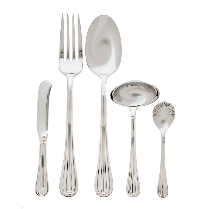 Ricci Argentieri - Vente Set de couverts - 18/10 Meridiani 5 pièces Hôtesse