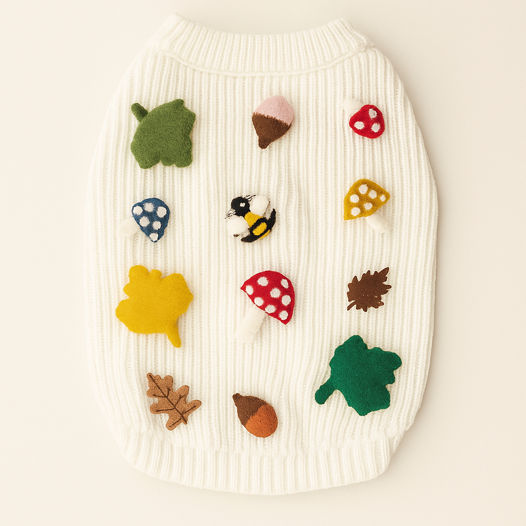 Found My Animal - Wholesale Pet Sweater - Dog - Original Fall Leaves 3D Icon Sweater3