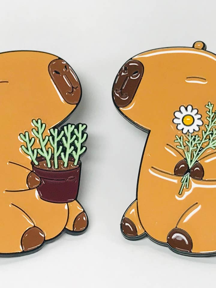 Capybara Reversnadel Buchcharakter Geschenk für den Großhandel von SimpleNGreat