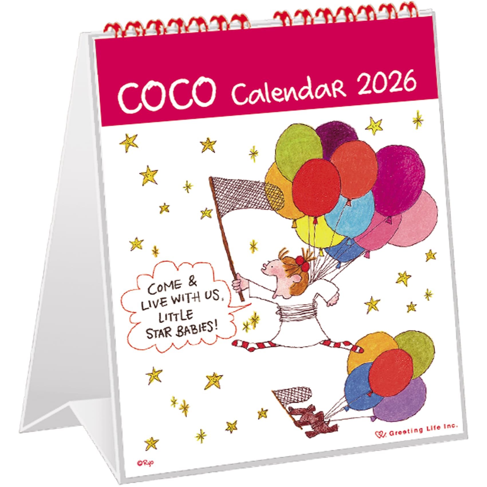 Greeting Life America – wholesale Calendar – 2026 Desk Calendar, Coco-chan/Ryo Sakamoto0