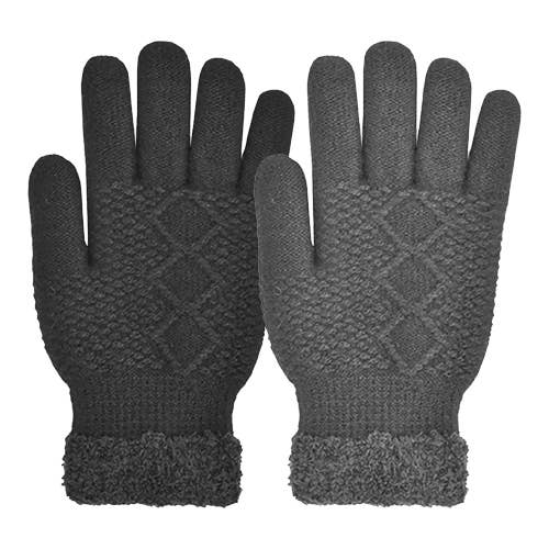 Ladies Acrylic Knit Glove - 73402 for wholesale by Grand Sierra