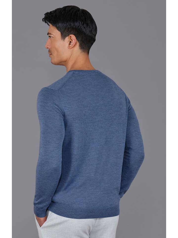 Paul James Knitwear - Wholesale Knitted jumper – Men′s - Mens Extra Fine Merino Wool Crew Neck Jumper26