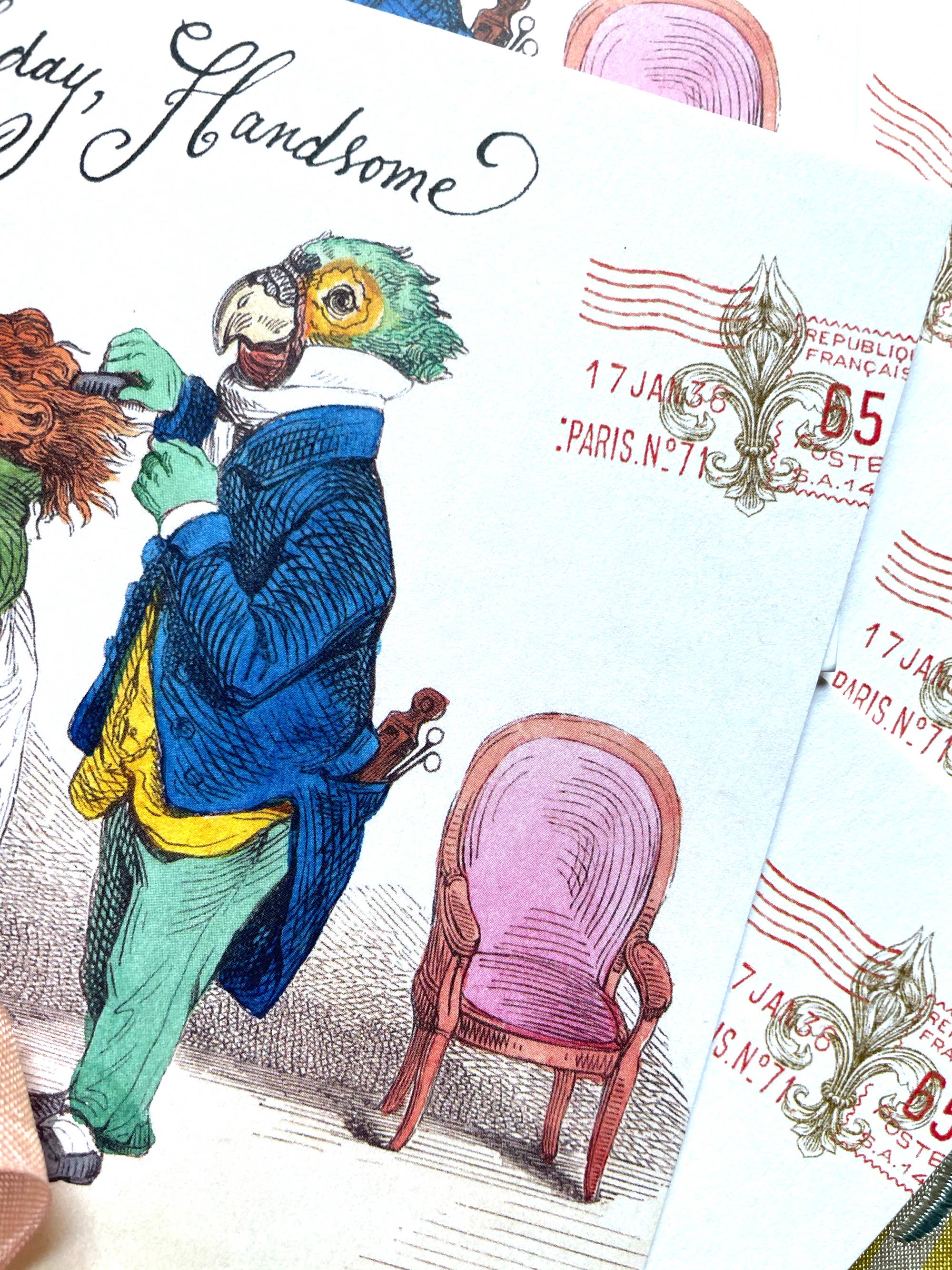 Ivory Tower Studios - Vente Cartes d'anniversaire - Joyeux anniversaire, beau gosse ! Carte souvenir à panneau unique 5 x 73