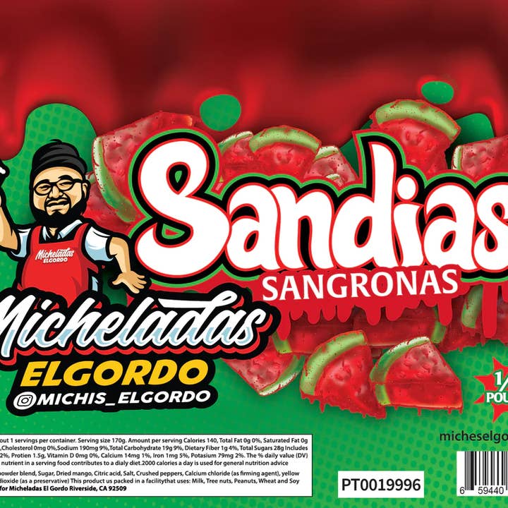 Cow Crack Wholesale - Wholesale Gummy - Micheladas El Gordo Sandias Sagronas 8 OZ