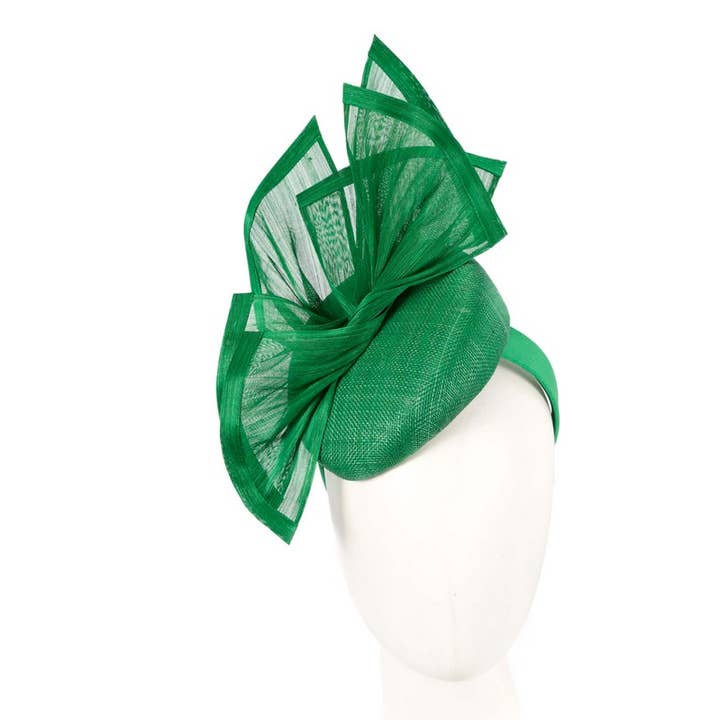 Max Alexander by Cupids Millinery Melbourne - Wholesale Fascinator hat – Women's - Pillbox fascinator with silk abaca sails24