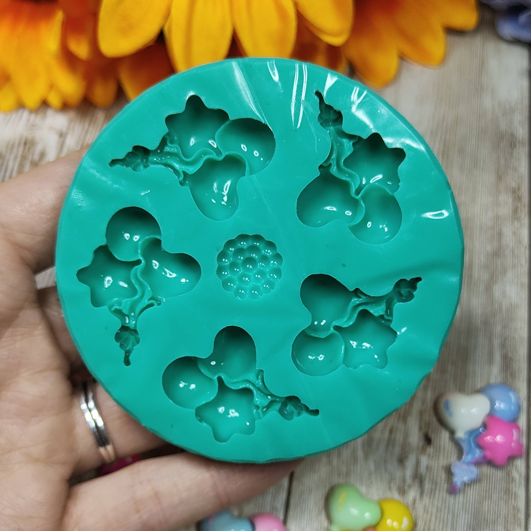 Serena Creazione di Serena Stampone - Wholesale DIY Craft Kit - Mixed Balloon Mold 5pcs 3cm in silicone for resin plaster5