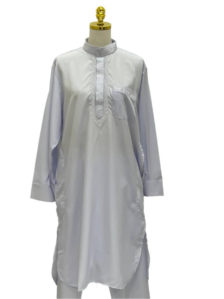 Mens Shalwar Kameez Plain Suit for wholesale by Palestinian Elegance