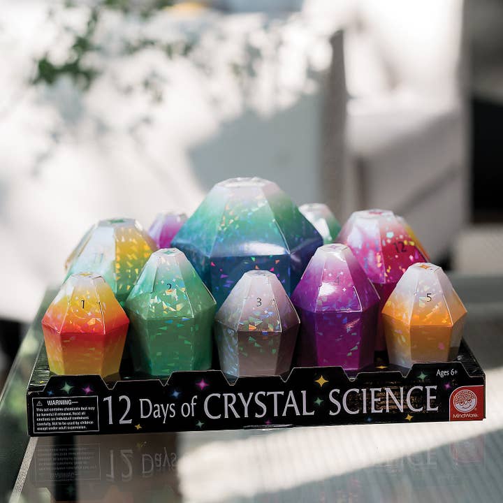 12 Days Of Crystal Science for wholesale by MindWare & Peaceable Kingdom
