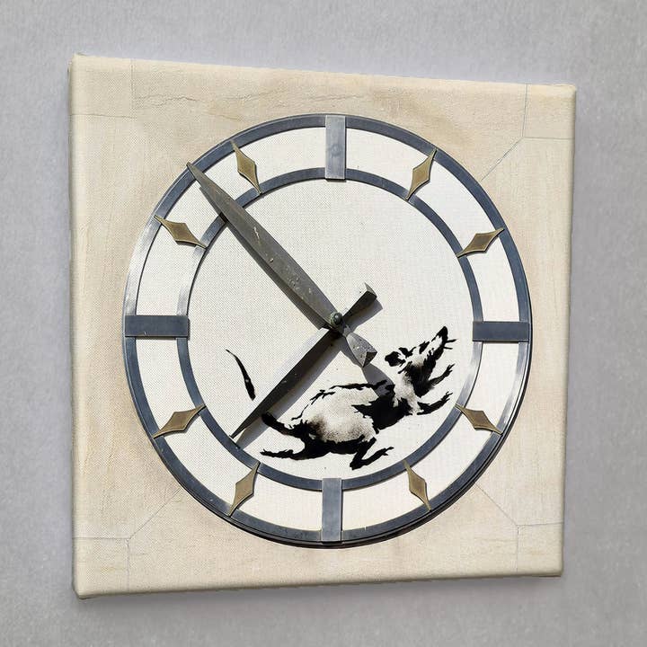 #01589 Time Street Art Canvas Print for wholesale by Eicie