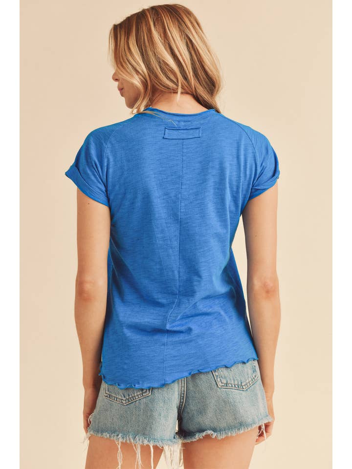 AEMI + CO - Wholesale T-Shirt - Women's - 8219BK Gwen Tee