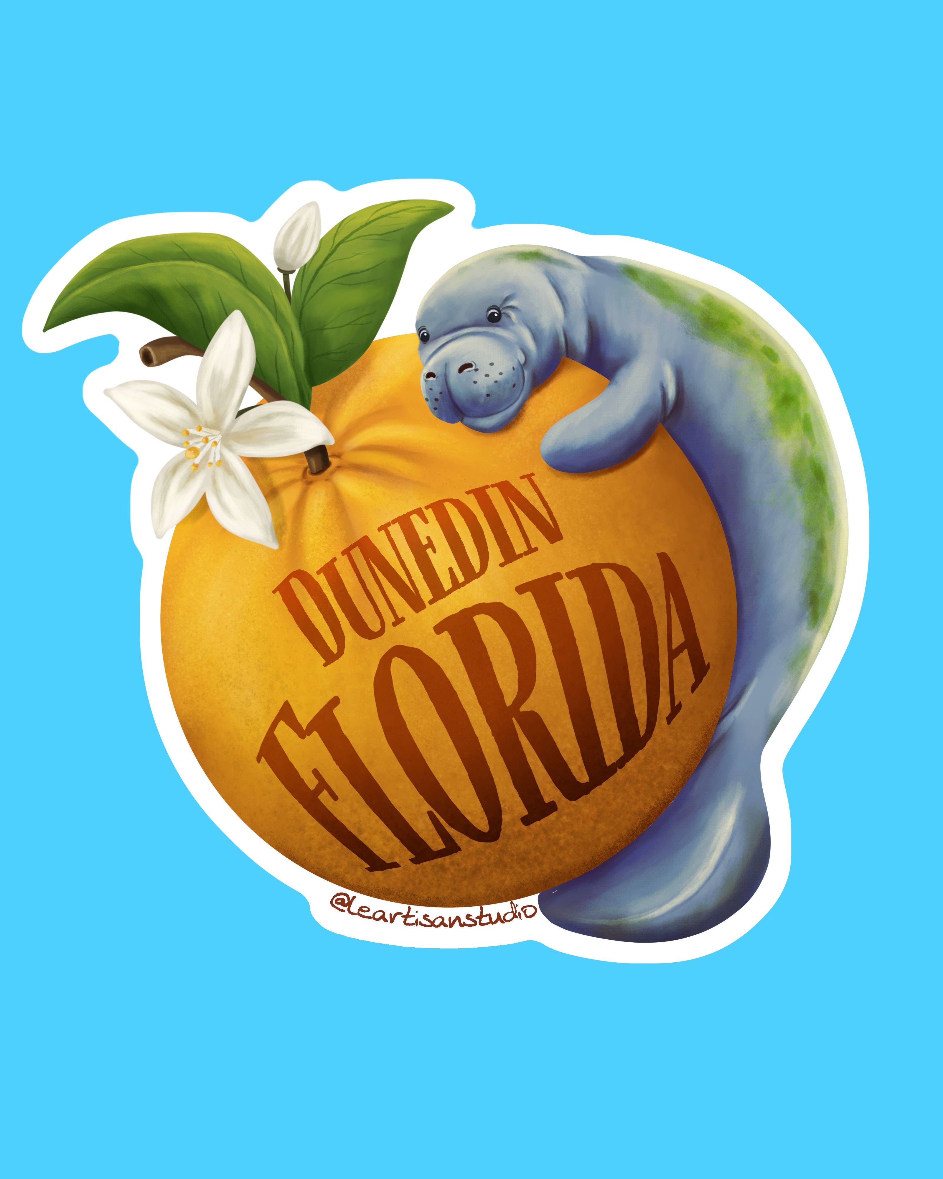 Cappy Trails - Vendita all'ingrosso Adesivo - Adesivo lamantino arancione3