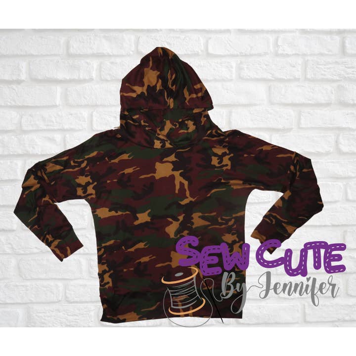 Dolman con capucha (adulto) para venta al por mayor de Sew Cute by Jennifer LLC