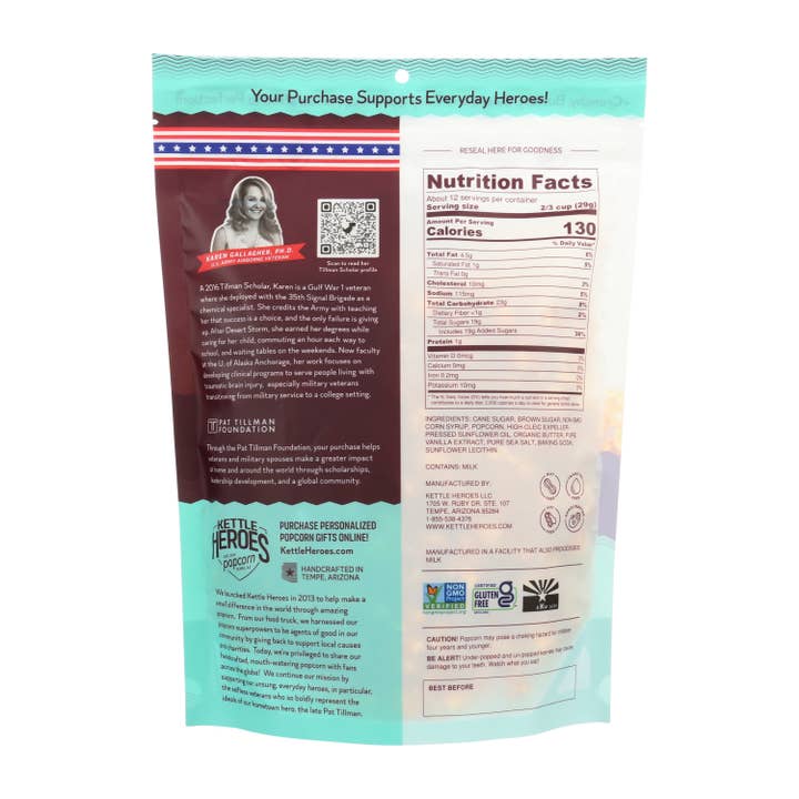 Kettle Heroes Artisan Popcorn - Wholesale Popcorn - Sea Salted Caramel Corn