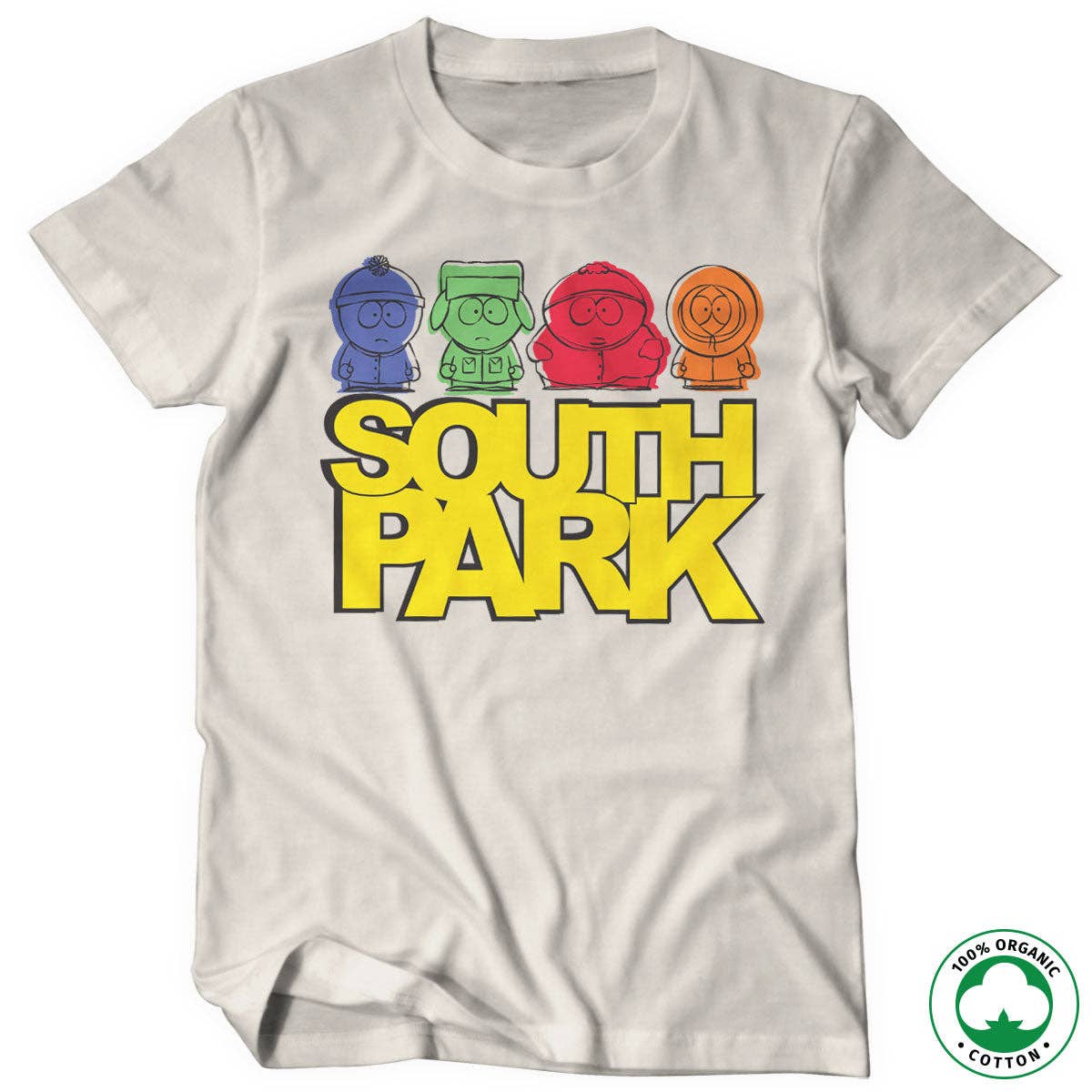 OffWhite South Park Sketched Organic T-Shirt for wholesale on Faire0