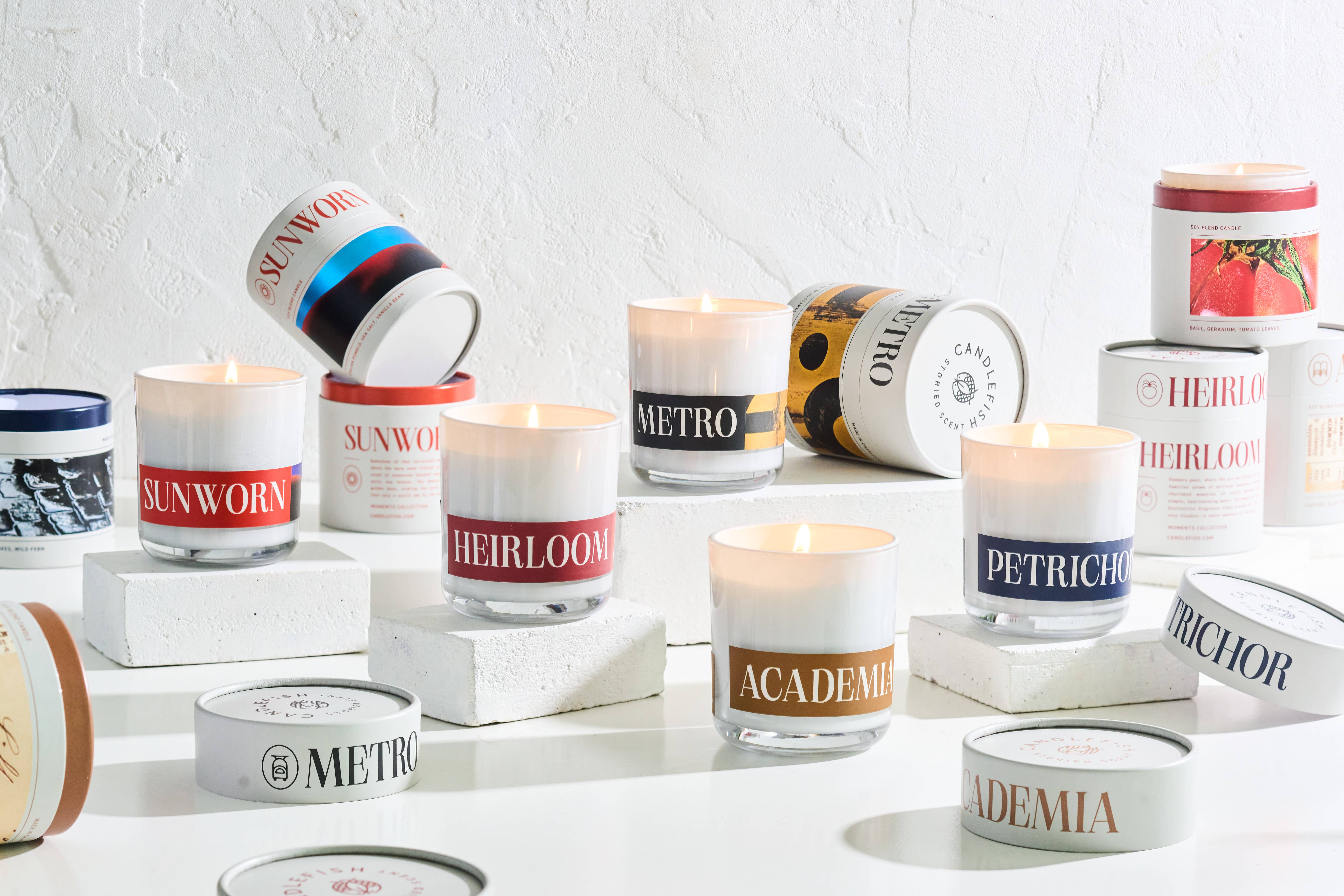 Candlefish - Wholesale Jar/Filled Candle - Candlefish Petrichor 12 oz Candle 1