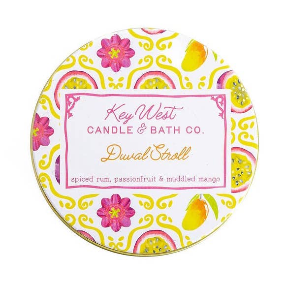 Duval Stroll Key West - Lata de Viaje para venta al por mayor de The Key West Candle Company