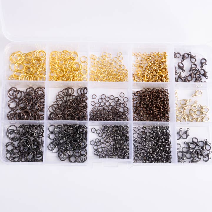 Schmuckteile-Set mit 1335 Teilen für den Großhandel von Jewelry Made by Me