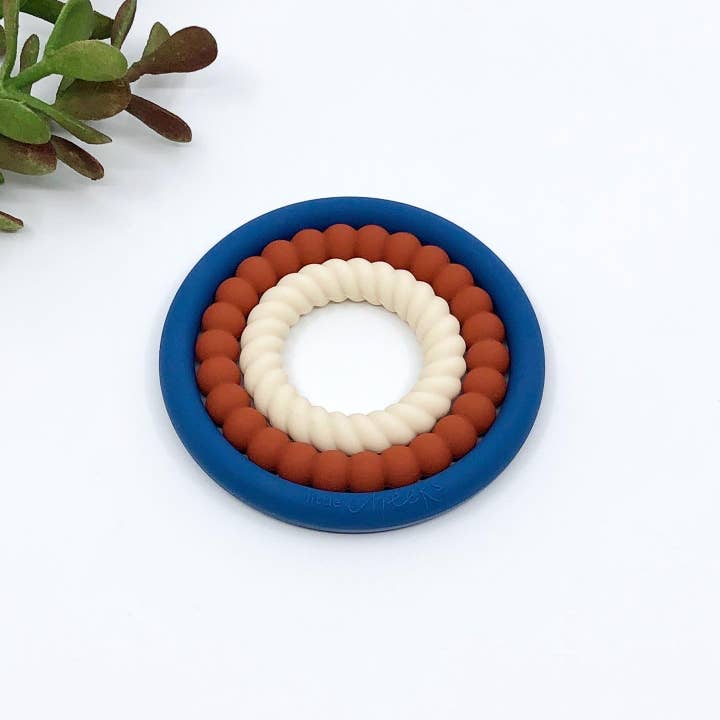 Little Cheeks - Wholesale Teether (Not Clip-On) - Baby - TRIO Rings - Briggs