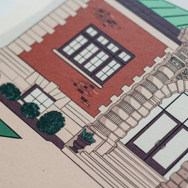 Telegram Print Co. - Wholesale Art Print - Detroit Belle Isle, Aquarium, 8x10 Print5