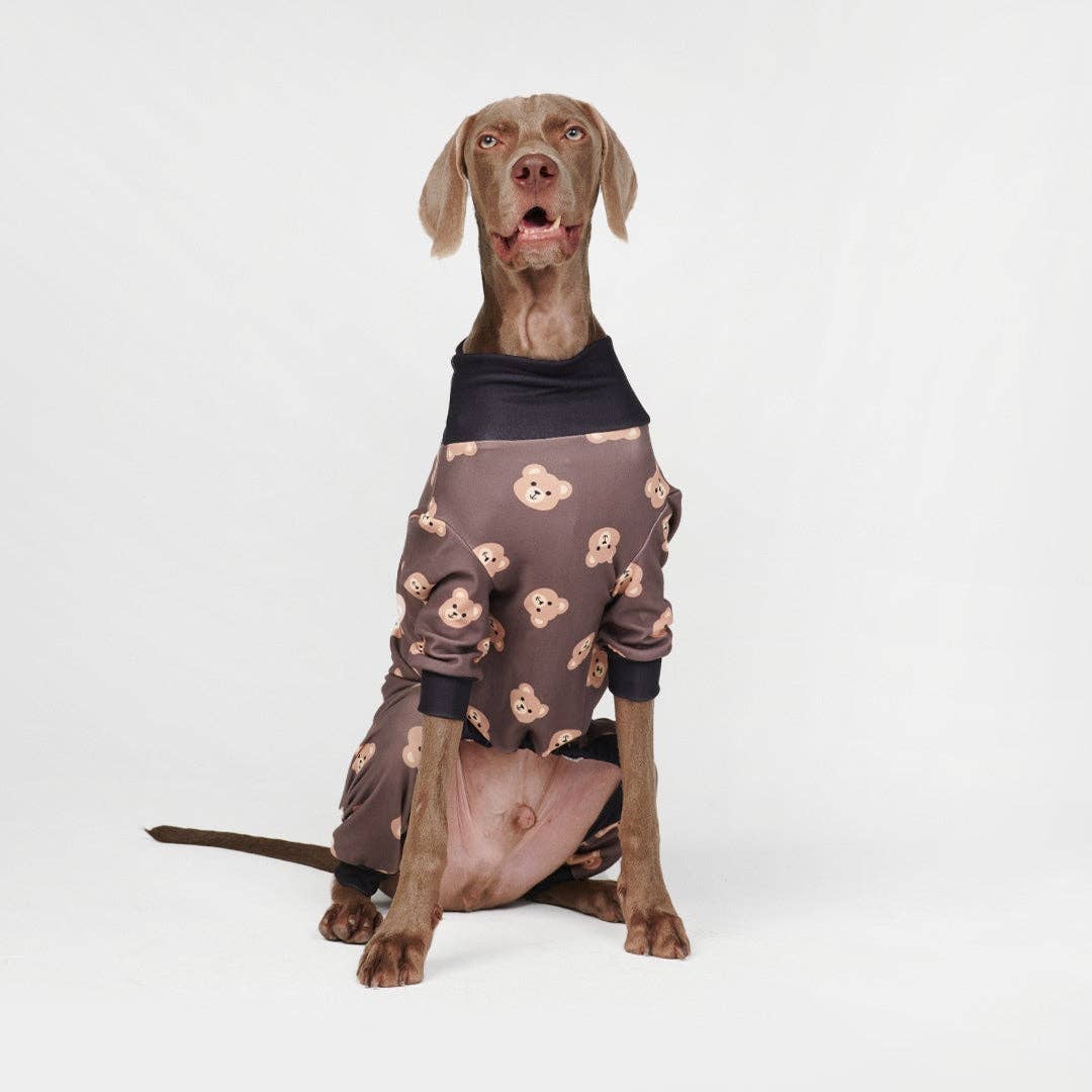 Spark Paws - Wholesale Pyjama voor huisdieren - Hond - Hondenpyjama met berenprint, zwart2