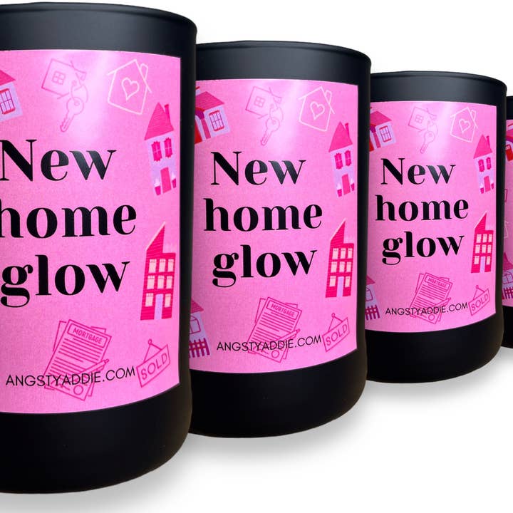 Angsty Addie - Vente Bougie en bocal - Nouvelle bougie pour la maison, cadeau pour un nouvel appartement, bougie de pendaison de crémaillère4