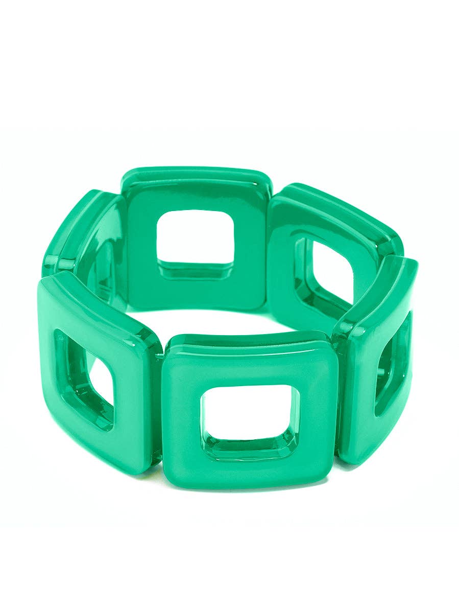 ZENZII Jewelry - Wholesale Bangle Bracelet - Resin Block Bracelet30