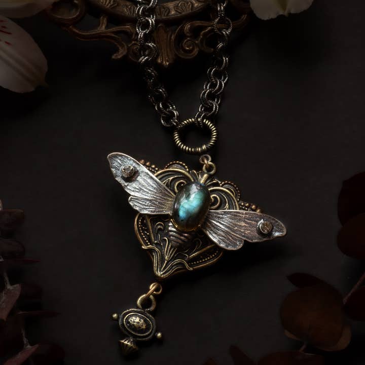 Broodrite Silver Cicada Amulet and other Purchase Wholesale cialde. Free Returns & Net 60 Terms on Faire trending on Faire.