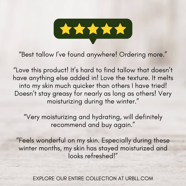 Urbll - Wholesale Body Balm/Butter - Lavender Whipped Tallow3