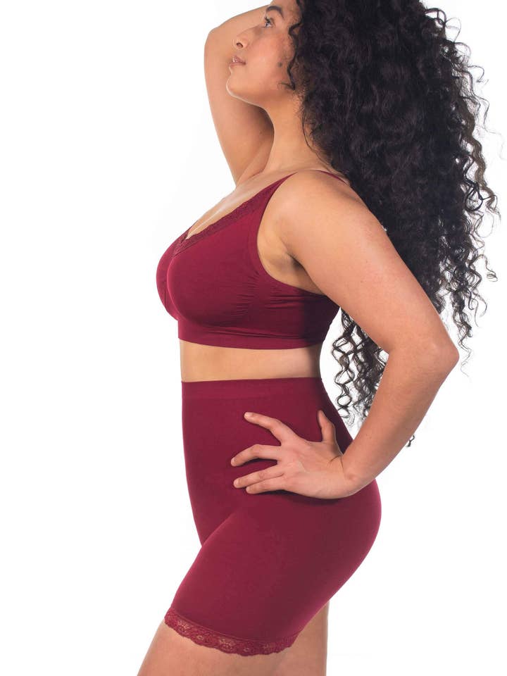 B Free AUSTRALIA - Wholesale Underwear - Women's - Anti Chafing High Rise Petite Cotton Shorts15